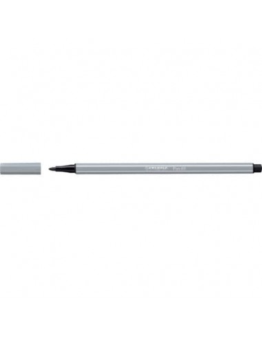Pennarelli Stabilo Pen 68 tratto 1 mm grigio freddo medio 68/95
