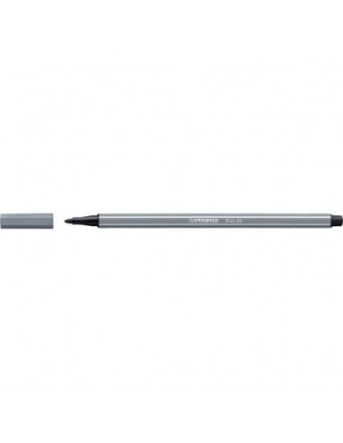 Pennarelli Stabilo Pen 68 tratto 1 mm grigio scuro 68/96
