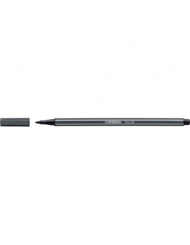 Pennarelli Stabilo Pen 68 tratto 1 mm grigio freddo profondo 68/97