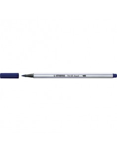 Pennarello Stabilo Pen 68 brush - punta a pennello - M 1 mm blu di prussia - 568/22