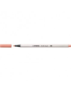 Pennarello Stabilo Pen 68 brush - punta a pennello - M 1 mm rosa chiaro 568/26