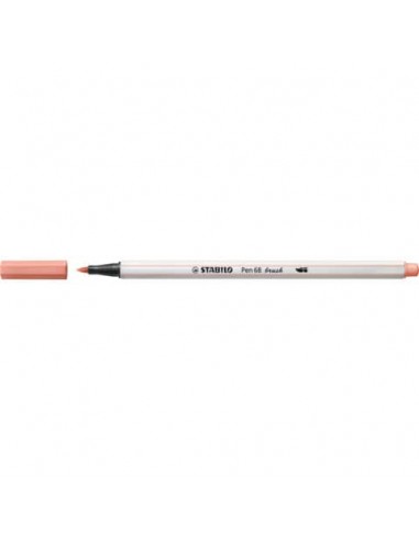 Pennarello Stabilo Pen 68 brush - punta a pennello - M 1 mm rosa chiaro 568/26