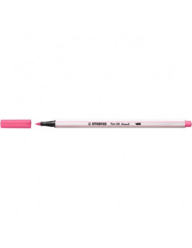 Pennarello Stabilo Pen 68 brush - punta a pennello - M 1 mm rosa 568/29
