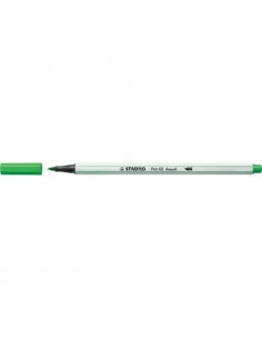 Pennarello Stabilo Pen 68 brush - punta a pennello - M 1 mm verde chiaro 568/33
