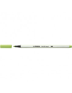 Pennarello Stabilo Pen 68 brush - punta a pennello - M 1 mm pistacchio 568/34