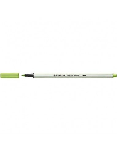 Pennarello Stabilo Pen 68 brush - punta a pennello - M 1 mm pistacchio 568/34