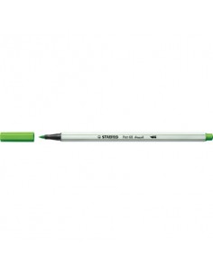 Pennarello Stabilo Pen 68 brush - punta a pennello - M 1 mm verde foglia 568/43