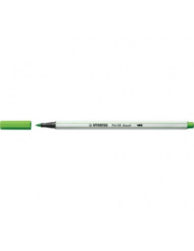 Pennarello Stabilo Pen 68 brush - punta a pennello - M 1 mm verde foglia 568/43