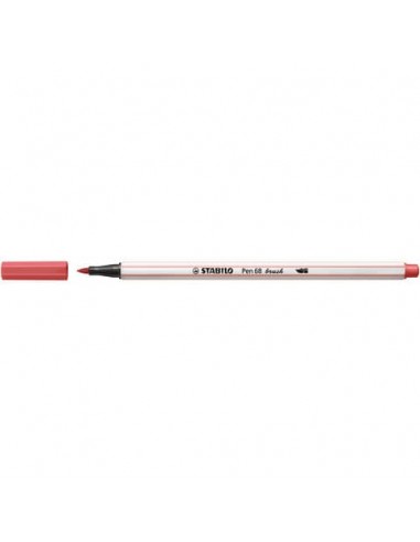 Pennarello Stabilo Pen 68 brush - punta a pennello - M 1 mm ruggine 568/47