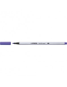 Pennarello Stabilo Pen 68 brush - punta a pennello - M 1 mm viola 568/55