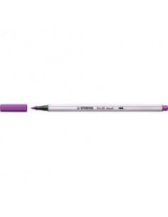 Pennarello Stabilo Pen 68 brush - punta a pennello - M 1 mm lilla 568/58
