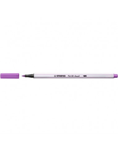 Pennarello Stabilo Pen 68 brush - punta a pennello - M 1 mm prugna 568/60