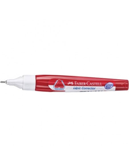 Correttore a penna Faber Castell 8 ml punta in metallo - 387808