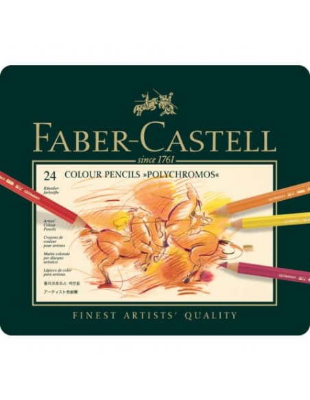 Matite colorate permanenti Faber Castell Polychromos mina 3