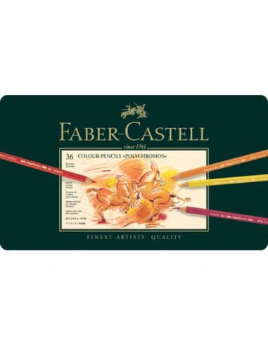 Matite colorate permanenti Faber Castell Polychromos mina 3