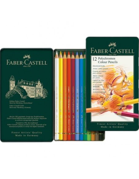 Matite colorate permanenti Faber Castell Polychromos mina 3