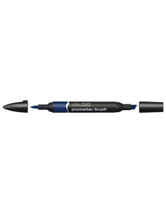 Pennarelli doppia punta Winsor&Newton Promarker brush indigo blue V234 - 0204169