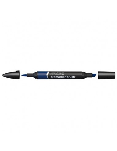 Pennarelli doppia punta Winsor&Newton Promarker brush indigo blue V234 - 0204169