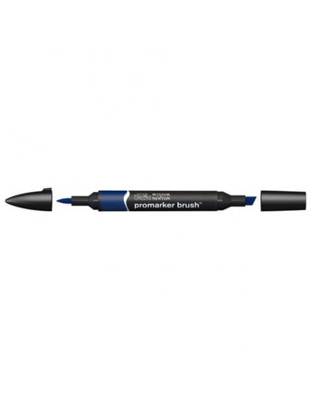 Pennarelli doppia punta Winsor&Newton Promarker brush indigo blue V234 - 0204169