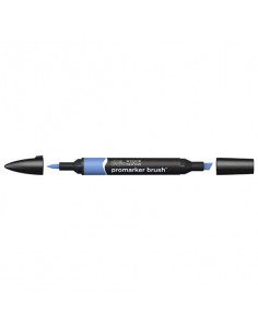 Pennarelli doppia punta Winsor&Newton Promarker brush china blue B736 - 0204198