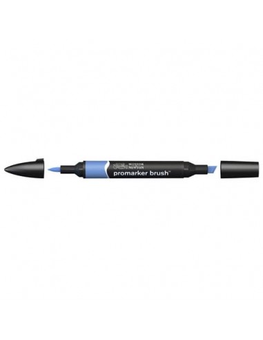 Pennarelli doppia punta Winsor&Newton Promarker brush china blue B736 - 0204198