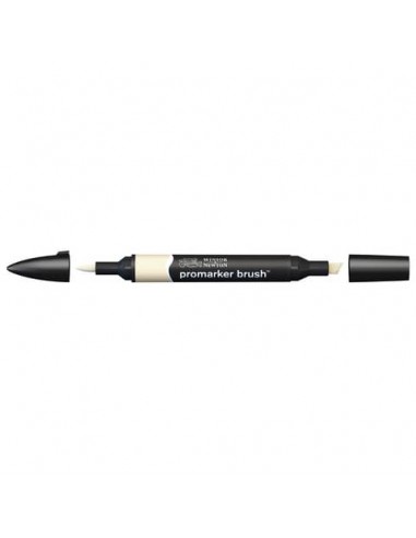 Pennarelli doppia punta Winsor&Newton Promarker brush champagne Y217 - 0204372