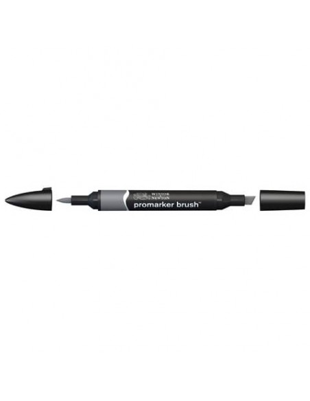 Pennarelli doppia punta Winsor&Newton Promarker brush cool grey 4 CG4 - 0204158