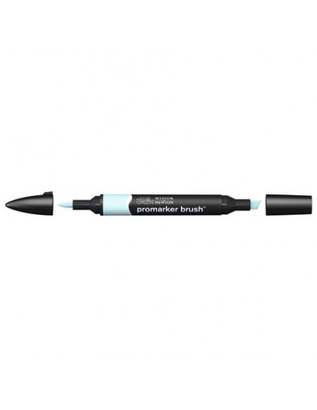 Pennarelli doppia punta Winsor&Newton Promarker brush cool aqua C429 - 0204204