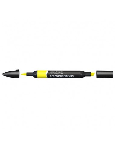 Pennarelli doppia punta Winsor&Newton Promarker brush yellow Y657 - 0204173