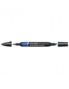 Pennarelli doppia punta Winsor&Newton Promarker brush royal blue V264 - 0204045
