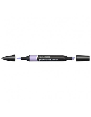 Pennarelli doppia punta Winsor&Newton Promarker brush lilac V327 - 0204226