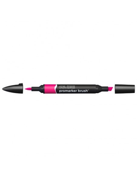 Pennarelli doppia punta Winsor&Newton Promarker brush magenta M865 - 0204380