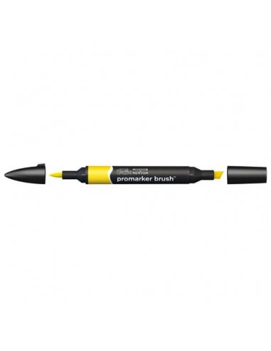 Pennarelli doppia punta Winsor&Newton Promarker brush canary Y367 - 0204166