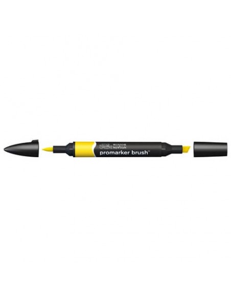 Pennarelli doppia punta Winsor&Newton Promarker brush canary Y367 - 0204166