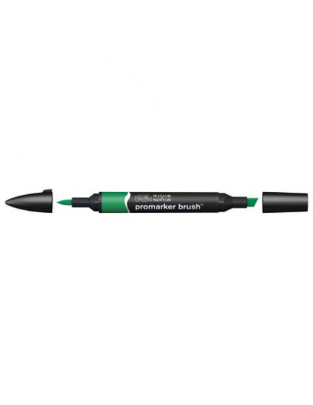 Pennarelli doppia punta Winsor&Newton Promarker brush lush green G756 - 0204228