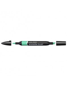 Pennarelli doppia punta Winsor&Newton Promarker brush mint green G637 - 0204223