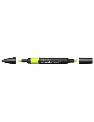 Pennarelli doppia punta Winsor&Newton Promarker brush lime green G178 - 0204071
