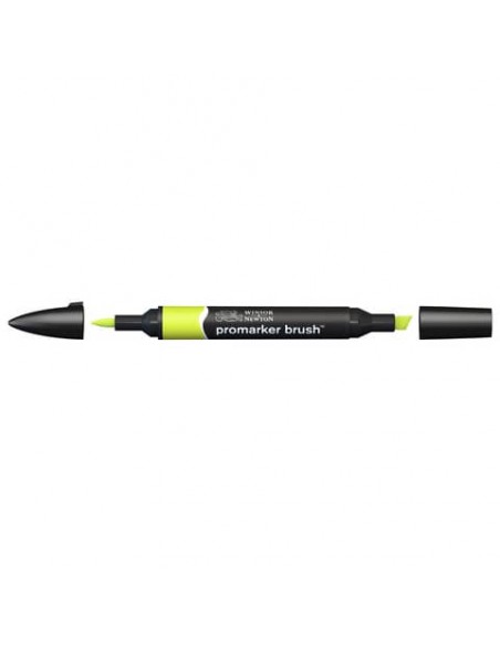 Pennarelli doppia punta Winsor&Newton Promarker brush lime green G178 - 0204071