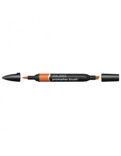 Pennarelli doppia punta Winsor&Newton Promarker brush saddle brown O345 - 0204332