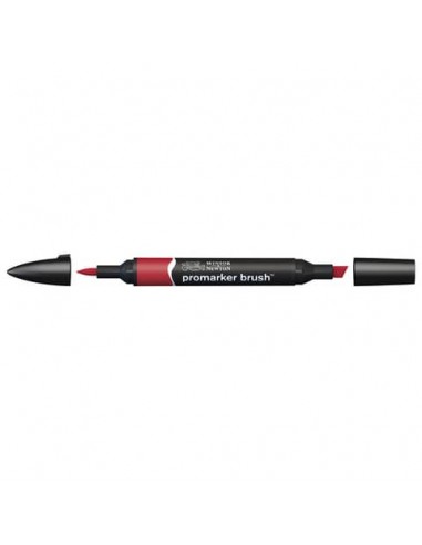 Pennarelli doppia punta Winsor&Newton Promarker brush firebrick R735 - 0204374