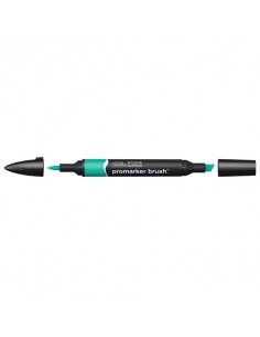 Pennarelli doppia punta Winsor&Newton Promarker brush ocean teal G956 - 0204377