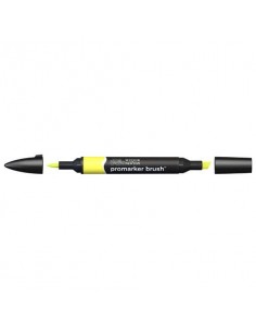Pennarelli doppia punta Winsor&Newton Promarker brush lemon Y747 - 0204206