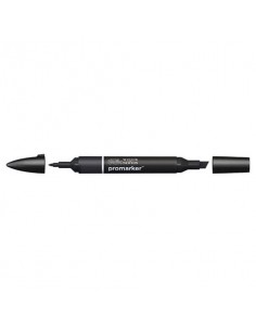 Pennarelli doppia punta Winsor&Newton Promarker nero XB - 0203030