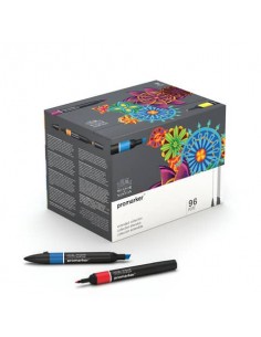 Pennarelli doppia punta Winsor&Newton Promarker 96 colori assortiti - 0290152