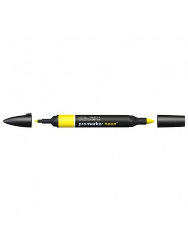 Pennarelli doppia punta Winsor&Newton Promarker neon luminous yellow - NN YL 0205403