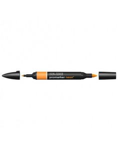 Pennarelli doppia punta Winsor&Newton Promarker neon radiant orange NN OR - 0205404