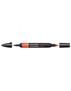Pennarelli doppia punta Winsor&Newton Promarker neon spark red NN RD - 0205405