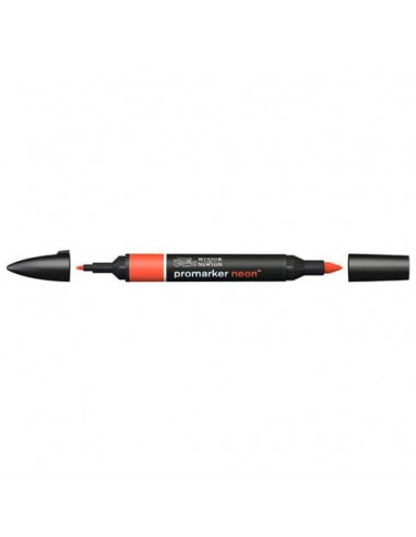 Pennarelli doppia punta Winsor&Newton Promarker neon spark red NN RD - 0205405