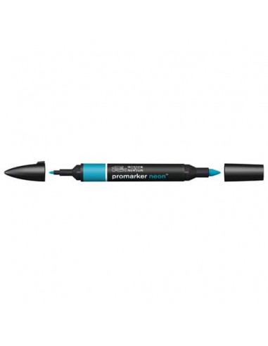 Pennarelli doppia punta Winsor&Newton Promarker neon volt blue NN BL - 0205407