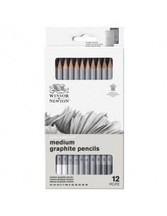 Set matite in grafite Winsor&Newton Studio Collection scatola in metallo 12 pezzi - 0490008